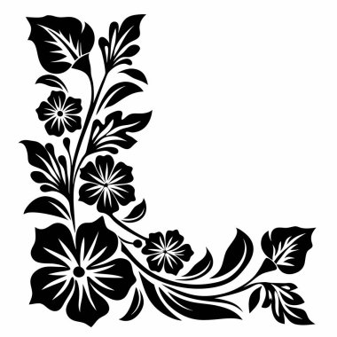 Çiçek tasarımı ögesi, vektör