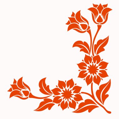 vector Floral tasarım öğeleri