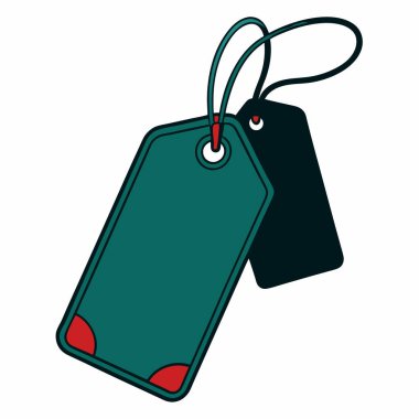 izole etiket vektör tasarımı