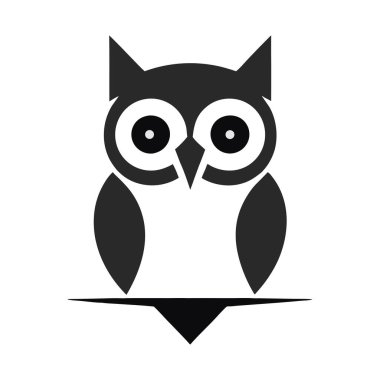 Baykuş vektör logo şablon tasarım vektörü