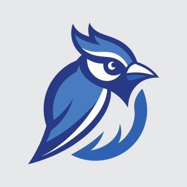 İş tasarımı için vektör kuş logosu tasarımı şablonu.