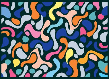 vektör soyut arkaplan, geometrik şekiller, renk tasarımı.