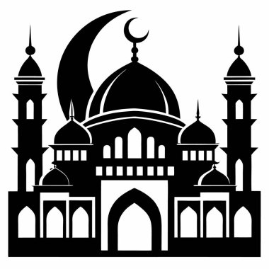 siluet cami simgesi vektör illüstrasyon tasarımı.