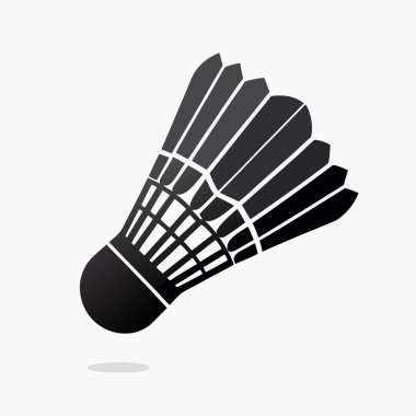 siluet tüy simgesi, basit biçim illüstrasyonu.