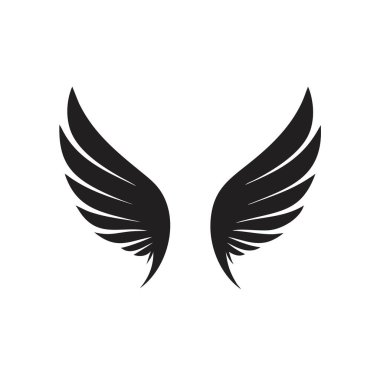 kanat logosu vektör illüstrasyon tasarımı.