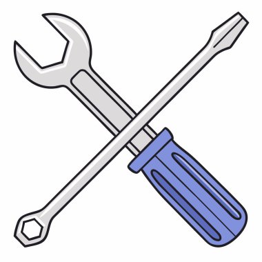 Bir futbol sallama ikonunun karikatür çizimi..