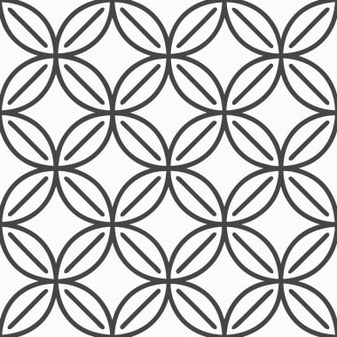 Siyah ve beyaz çizgili vektörsüz desen modern stil geometrik süsleme.