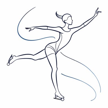 Dans eden bir kızın robot resmi..