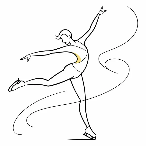 Jimnastikte genç bir kız..