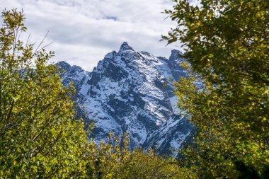 View of Koscielec peak in the High Tatras.