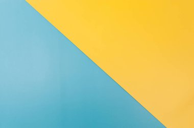 Mavi ve sarı arka plan. Renkli duvar kağıdı.