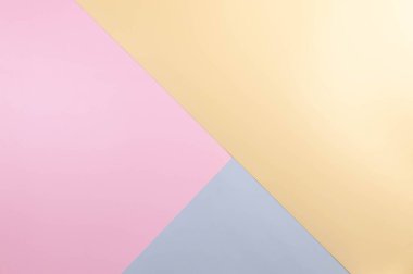 Mavi, pembe ve sarı arka plan. Renkli duvar kağıdı, boşluğu kopyala.