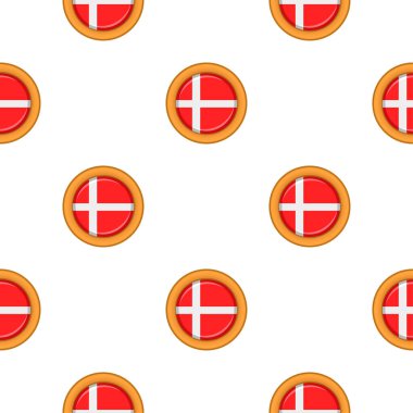 Pattern cookie with flag country Denmark in tasty biscuit, pattern cookie consist of flag country Denmark on natural biscuit, fresh biscuit cookie with flag country Denmark it new pattern sweet food