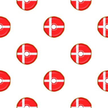 Pattern cookie with flag country Denmark in tasty biscuit, pattern cookie consist of flag country Denmark on natural biscuit, fresh biscuit cookie with flag country Denmark it new pattern sweet food