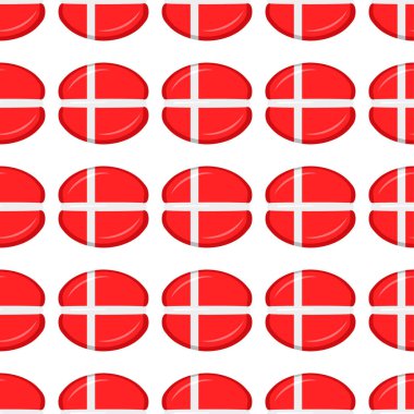 Pattern cookie with flag country Denmark in tasty biscuit, pattern cookie consist of flag country Denmark on natural biscuit, fresh biscuit cookie with flag country Denmark it new pattern sweet food