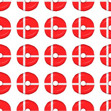 Pattern cookie with flag country Denmark in tasty biscuit, pattern cookie consist of flag country Denmark on natural biscuit, fresh biscuit cookie with flag country Denmark it new pattern sweet food