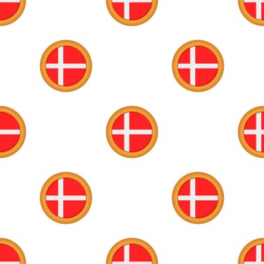Pattern cookie with flag country Denmark in tasty biscuit, pattern cookie consist of flag country Denmark on natural biscuit, fresh biscuit cookie with flag country Denmark it new pattern sweet food