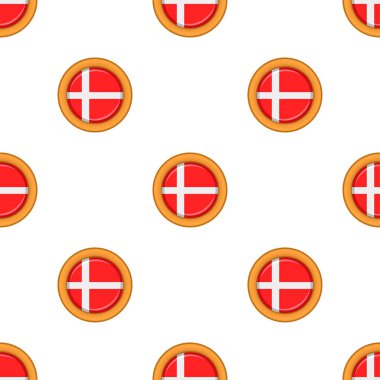 Pattern cookie with flag country Denmark in tasty biscuit, pattern cookie consist of flag country Denmark on natural biscuit, fresh biscuit cookie with flag country Denmark it new pattern sweet food