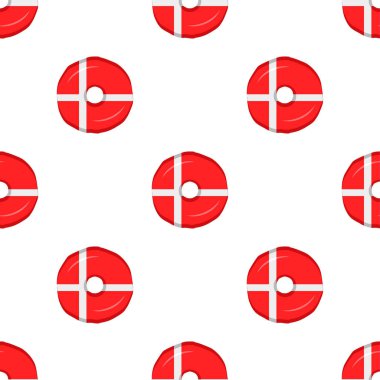 Pattern cookie with flag country Denmark in tasty biscuit, pattern cookie consist of flag country Denmark on natural biscuit, fresh biscuit cookie with flag country Denmark it new pattern sweet food
