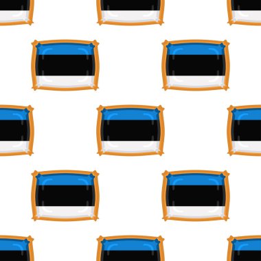 Pattern cookie with flag country Estonia in tasty biscuit, pattern cookie consist of flag country Estonia on natural biscuit, fresh biscuit cookie with flag country Estonia it new pattern sweet food
