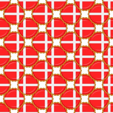 Pattern cookie with flag country Denmark in tasty biscuit, pattern cookie consist of flag country Denmark on natural biscuit, fresh biscuit cookie with flag country Denmark it new pattern sweet food