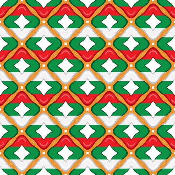 Galleta Patrón Con País Bandera Bulgaria Sabrosa Galleta Patrón Cookie — Archivo Imágenes Vectoriales