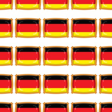 Lezzetli bisküviler içinde bayrak ülkesi Almanya ile desenli kurabiye, doğal bisküviler üzerinde bayrak ülkesi Almanya 'dan alınan taze bisküvi, bayrak ülkesinden alınan yaratıcı tatlı yiyecekler.