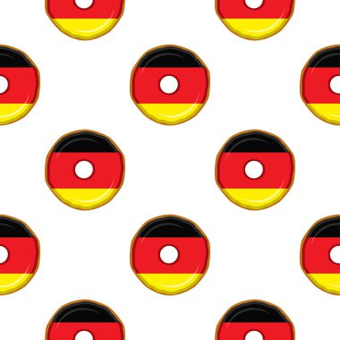 Lezzetli bisküviler içinde bayrak ülkesi Almanya ile desenli kurabiye, doğal bisküviler üzerinde bayrak ülkesi Almanya 'dan alınan taze bisküvi, bayrak ülkesinden alınan yaratıcı tatlı yiyecekler.