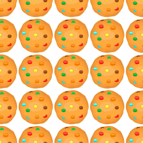 Візерунок Домашнього Печива Різний Смак Випічці Візерункове Печиво Складається Колекційного — стоковий вектор