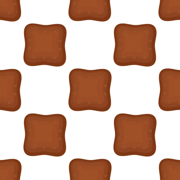 Pattern Homemade Cookie Different Taste Pastry Biscuit Pattern Cookie Consist — Image vectorielle