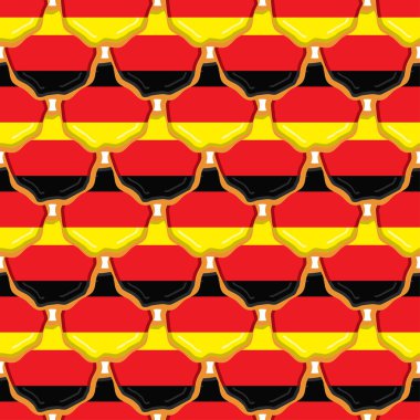 Lezzetli bisküviler içinde bayrak ülkesi Almanya ile desenli kurabiye, doğal bisküviler üzerinde bayrak ülkesi Almanya 'dan alınan taze bisküvi, bayrak ülkesinden alınan yaratıcı tatlı yiyecekler.