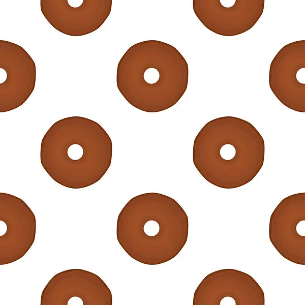 Pattern Homemade Cookie Different Taste Pastry Biscuit Pattern Cookie Consist —  Vetores de Stock