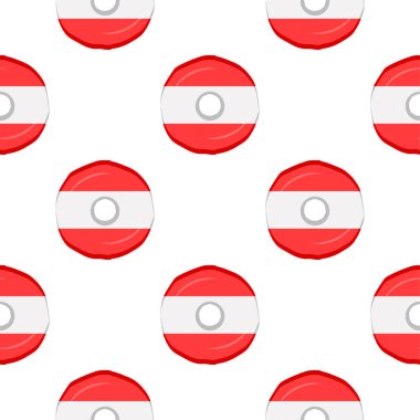 Lezzetli bisküvi içinde Letonya bayrağı olan desenli kurabiye, doğal bisküvi üzerine Letonya bayrağı olan desenli kurabiye, bayrak ülkesi Letonya yaratıcı tatlı yemek desenli taze bisküvi