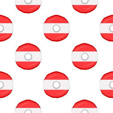 Lezzetli bisküvi içinde Letonya bayrağı olan desenli kurabiye, doğal bisküvi üzerine Letonya bayrağı olan desenli kurabiye, bayrak ülkesi Letonya yaratıcı tatlı yemek desenli taze bisküvi