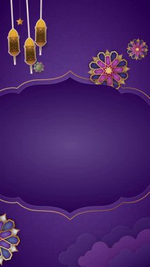 Ramazan Kareem 'in canlandırılmış arkaplanı