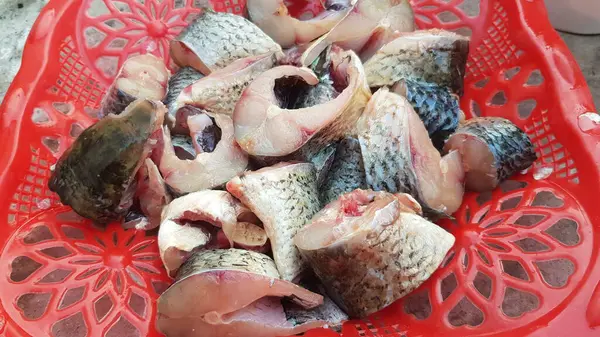 bir Pazar taze balık