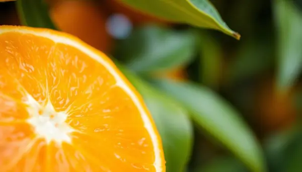 Beyaz arka planda yeşil yapraklı taze turuncu