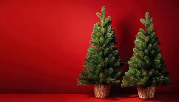 Kırmızı meyveli Noel ağacı