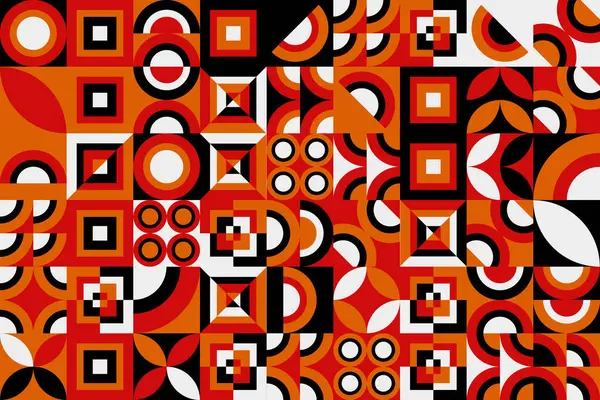 Renkli Geometrik Özgeçmiş. Modern Tasarım Projeleri İçin Canlı Soyut Desenler