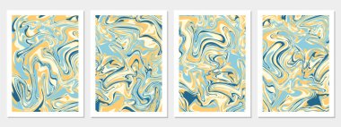 Soyut renkli örtülü arka plan koleksiyonu. Poster, web, iniş, sayfa, kapak, reklam, selamlama, kart, promosyon için yaratıcı illüstrasyon.