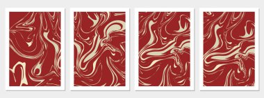 Soyut renkli örtülü arka plan koleksiyonu. Poster, web, iniş, sayfa, kapak, reklam, selamlama, kart, promosyon için yaratıcı illüstrasyon.