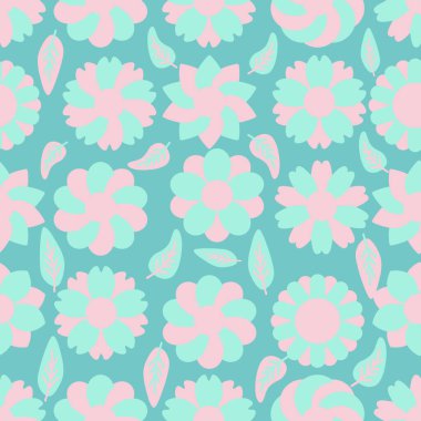 Yazın vektör deseni ya da seyahat simgeleri düz ve katı renk şekilleri. Renk arkaplanındaki yaz Simgeleri Kusursuz. Örneklerdeki düzenlenebilir desen.