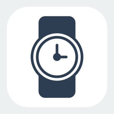 simge doldurulmuş siyah saat simgesi