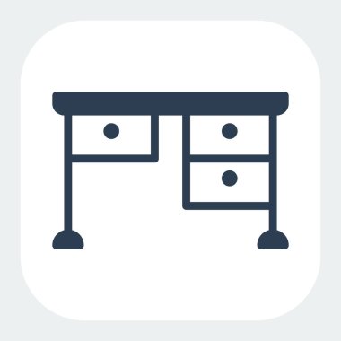 tablo simgesi doldurulmuş siyah biçim