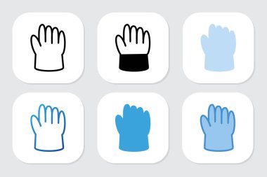 Çeşitli tasarım biçimlerine sahip el simgeleri