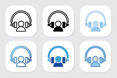 Çeşitli tasarım biçimlerine sahip simgeleri destekle