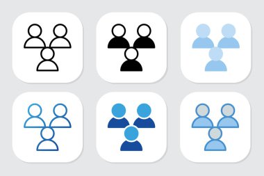 Çeşitli tasarım biçimlerine sahip takım simgeleri