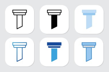 Çeşitli tasarım biçimlerine sahip süzgeç simgeleri