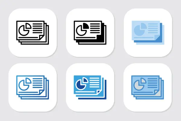 Çeşitli tasarım biçimlerine sahip simgeleri rapor et