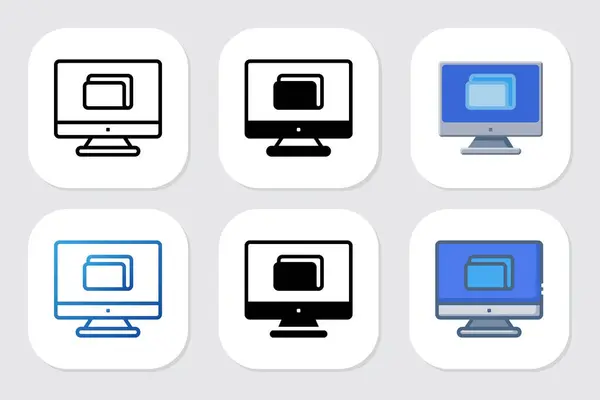 Çeşitli dizayn biçimlerine sahip dizin simgeleri